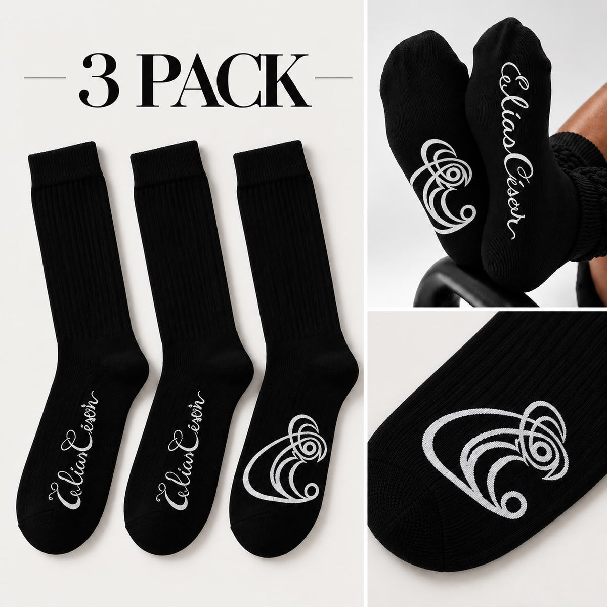 EC Slouch Socks (3 Pack)