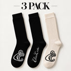 EC Slouch Socks (3 Pack/ 2 black - 1 beige)
